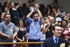 Municipários acompanharam a votação