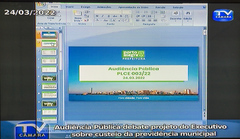 Audiência virtual foi realizada na noite desta quinta