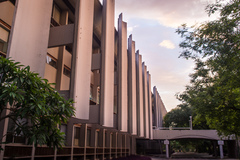 Fachada da Câmara Municipal de Porto Alegre. Palácio Aloísio Filho.