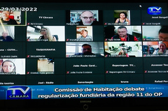 Encontro virtual foi hoje de manhã