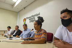 Reunião de Comissão - CEDECONDH - para discutir sobre a Segurança Púbica do Município de Porto Alegre.