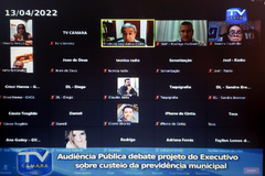 Encontro virtual foi hoje à noite