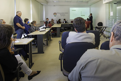 Presidente  da Sicredi União Metropolitana RS, Sr.  Ronaldo Sielichow , apresenta plano de economia local de sua instituição.