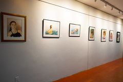 Exposição O Feminino da artista Elisabeth Laky Gatti - aquarelas