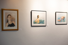 Exposição O Feminino da artista Elisabeth Laky Gatti - aquarelas