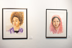 Aquarelas podem ser vistas no T Cultural da Câmara