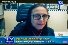 Vereadora Cláudia Araújo (PSD)