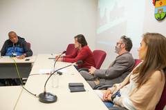 Reunião de Comissão - CECE - (Híbrida) Falta de vagas na educação infantil. Conselheiros Tutelares : Josimara Oliveira, Cléo Teixeira e Maria Inês Bracelos. Mãe Aluno Priscila Baptista.