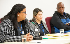 Reunião de Comissão - CECE - (Híbrida) Falta de vagas na educação infantil. Conselheiros Tutelares : Josimara Oliveira, Cléo Teixeira e Maria Inês Bracelos. Mãe Aluno Priscila Baptista.