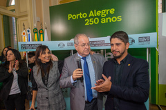Presidente interino Giovane Byl participa do Lançamento da Campanha do Agasalho e do alimento.