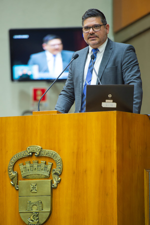 Período de Comunicações em homenagem 50 anos do Conselho Regional de Profissionais de Relações Públicas da 4ª Região, Senhor Presidente do CONRERP, Luiz Fernando Alves.