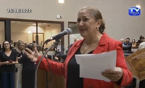 Vereadora Lourdes parabeniza os 59 anos da AIAMU