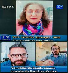 Cosmam debateu impacto da Covid no cérebro