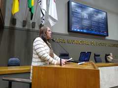 Vereadora Lourdes Sprenger é a autora do projeto