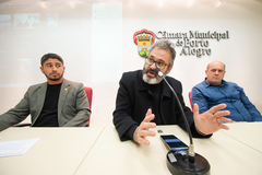 Reintegração de posse e despejo movidos pela Prefeitura contra o CTG Estância do Rubem Berta e o Instituto Cultural COHAB é Só Rap. Vereador Roberto Robaina, Vereador Giovane Byl, Vereador Gilson Padeiro