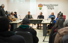 Reintegração de posse e despejo movidos pela Prefeitura contra o CTG Estância do Rubem Berta e o Instituto Cultural COHAB é Só Rap. Vereador Roberto Robaina, Vereador Giovane Byl, Vereador Gilson Padeiro