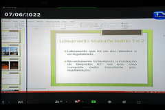 PAUTA: Informação sobre o procedimento para ligação do serviço de energia elétrica em assentamentos urbanos irregulares.

CONVIDADOS: Gabinete do Prefeito; Departamento Municipal de Habitação de Porto Alegre (DEMHAB); Fundação de Assistência Social e Cidadania (FASC); Procuradoria-Geral do Município; Secretaria Municipal de Habitação e Regularização Fundiária (SMHARF); DPE – Defensoria Pública do Rio Grande do Sul; MPRS – Ministério Público do Estado do Rio Grande do Sul; Comissão de Habitação do Cristal; Conselho Municipal de Desenvolvimento Urbano Ambiental; Conselhos Municipais; Conselho do Orçamento Participativo; Conselho Municipal de Acesso à Terra e Habitação (Comathab); CEEE-D; ANATEL; Oi; Claro; TIM; NET; RGE.