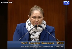 Vereadora Lourdes Sprenger ressaltou as medidas que estão sendo tomadas em prol da causa animal