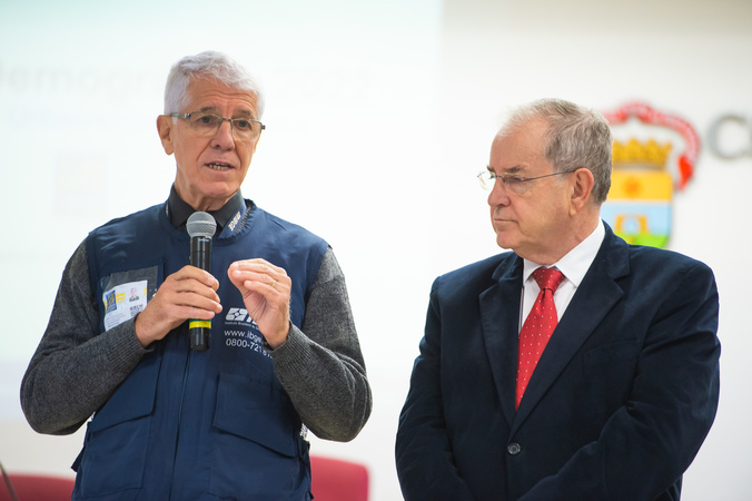 Presidente Idenir Cecchim participa do Lançamento da Pesquisa Urbanística do Entorno dos Domicílios 2022 - IBGE