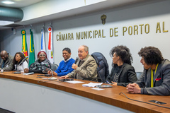 Presidente Idenir Cecchim, participa da Solenidade de Abertura do Seminário Nacional - Caminhos e Perspectivas para o Povo Negro do Brasil.