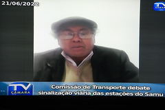 Sinalização viária das 12 estações-bases do SAMU