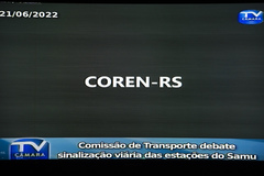 Sinalização viária das 12 estações-bases do SAMU
