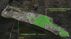 Mapa mostra área que será beneficiada pelo projeto (Foto: Reprodução / PMPA)