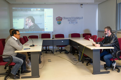 Reunião de Comissão - CECE - Apresentação e demandas do Projeto Teia da Esperança, que atende crianças e adolescentes em vulnerabilidade social Vereadores Roberto Robaina e Alvoni Medina.
