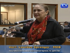 Vereadora Lourdes parabeniza sindicato
