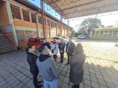 Vereador acompanhou a FASC e o CRAS do Extremo Sul em visita em instituição municipal de ensino na Restinga (Foto: João Paulo Cunha)