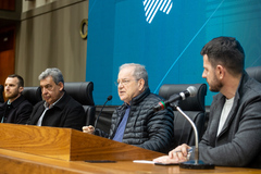 Presidente Idenir Cecchim participa da abertura da exposição interativa: “Diagnóstico POA 2030” - Revisão do Plano Diretor de Porto Alegre.