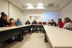 Representantes do Dmae e CEEE se reuniram com moradores na comissão