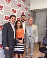 Vereador Professor Wambert Di Lorenzo,  Karim Miskulin, Guilherme Baumhardt, e João Pedro Lamana Paiva.