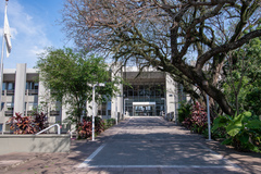 Fachada da Câmara Municipal. Palácio Aloísio Filho.