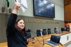 Antônia Batista Ribeiro presidente a Associação Rita Yasmin