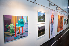 Obras em exposição no 23º Salão de Artes Câmara Municipal de Porto Alegre.