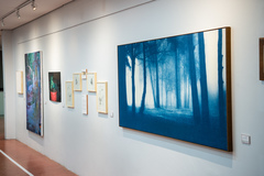 Obras em exposição no 23º Salão de Artes Câmara Municipal de Porto Alegre.