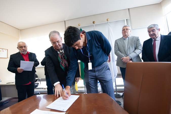 Posse do novo servidor, Francisco Brinaldo Dantas Rolim junior para o cargo de Assistente Legislativo