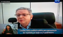 Audiência Pública: Relatório de Gestão de Saúde do 2º quadrimestre de 2022 verª Cláudia Araújo - Presidente da Cosmam