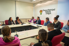 Reunião de Comissão
Pauta: As atribuições e realizações do Conselho Municipal do Idoso na cidade de Porto Alegre.