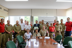 Grupo foi recebido esta manhã pelo presidente