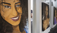 Pinturas retratam mulheres negras