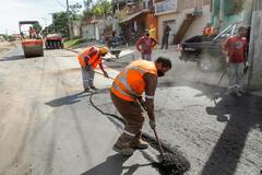 Se aprovado o projeto, caberá ao Executivo o pagamento de 50% da pavimentação e, ao contribuinte, o restante (Foto: Luciano Lanes/PMPA)