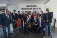 Câmara concede título de vereador emérito aos senhores Jair Soares, João Antônio Dib, Professor Garcia e Guilherme Socias Villela