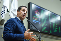 Vereador Nagelstein (MDB), na tribuna do Plenário Otávio Rocha