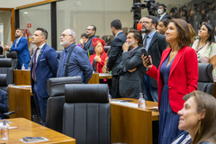 Movimentação em Plenário nesta quarta-feira de manhã