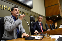 Alabarse compareceu hoje na Câmara Municipal