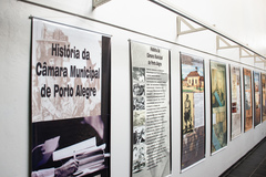 Exposição "História da Câmara municipal de Porto Alegre".
