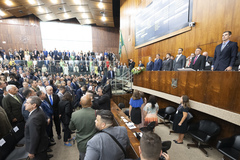 Presidente Hamilton Sossmeier prestigia posse dos deputados estaduais eleitos em 2022