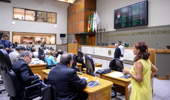 Vereadores votaram veto na sessão de hoje